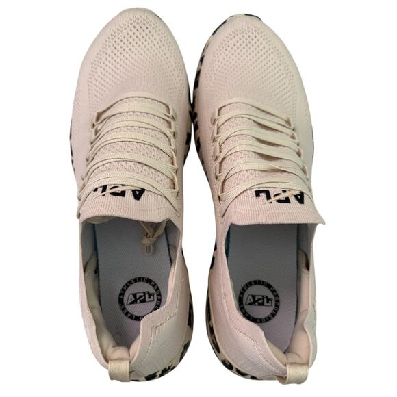 APL Men's Parchment/Leopard TechLoom Breeze Light Running Sneakers - Size US 14 - Picture 5 of 9
